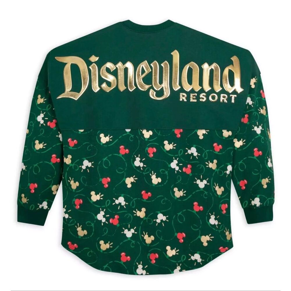 Disney Holiday Lights Mickey Spirit Jersey Green Size XXL Unisex - Picture 8 of 8